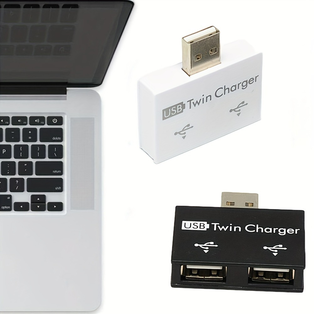 Laptop Accessories Macbook - USB2.0 Splitter 1 Male To 2
