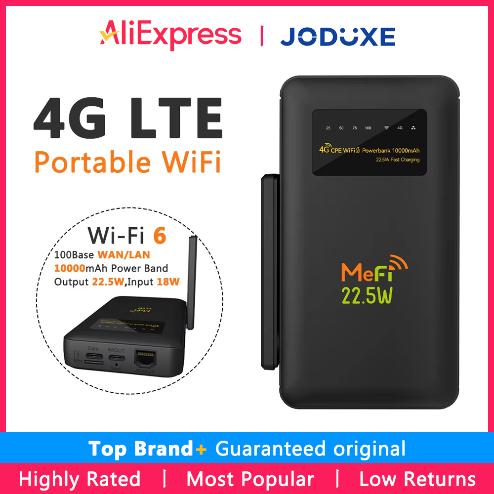 Laptop Ergonomic Accessories - JODUXE-Link 4G LTE Mobile Router Portable