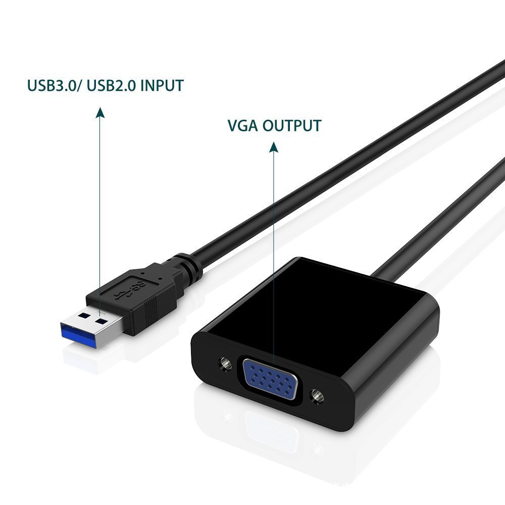 USB 3.0 To VGA Adapter Multi-D - đánh giá và giá Laptop Ergonomic Accessories