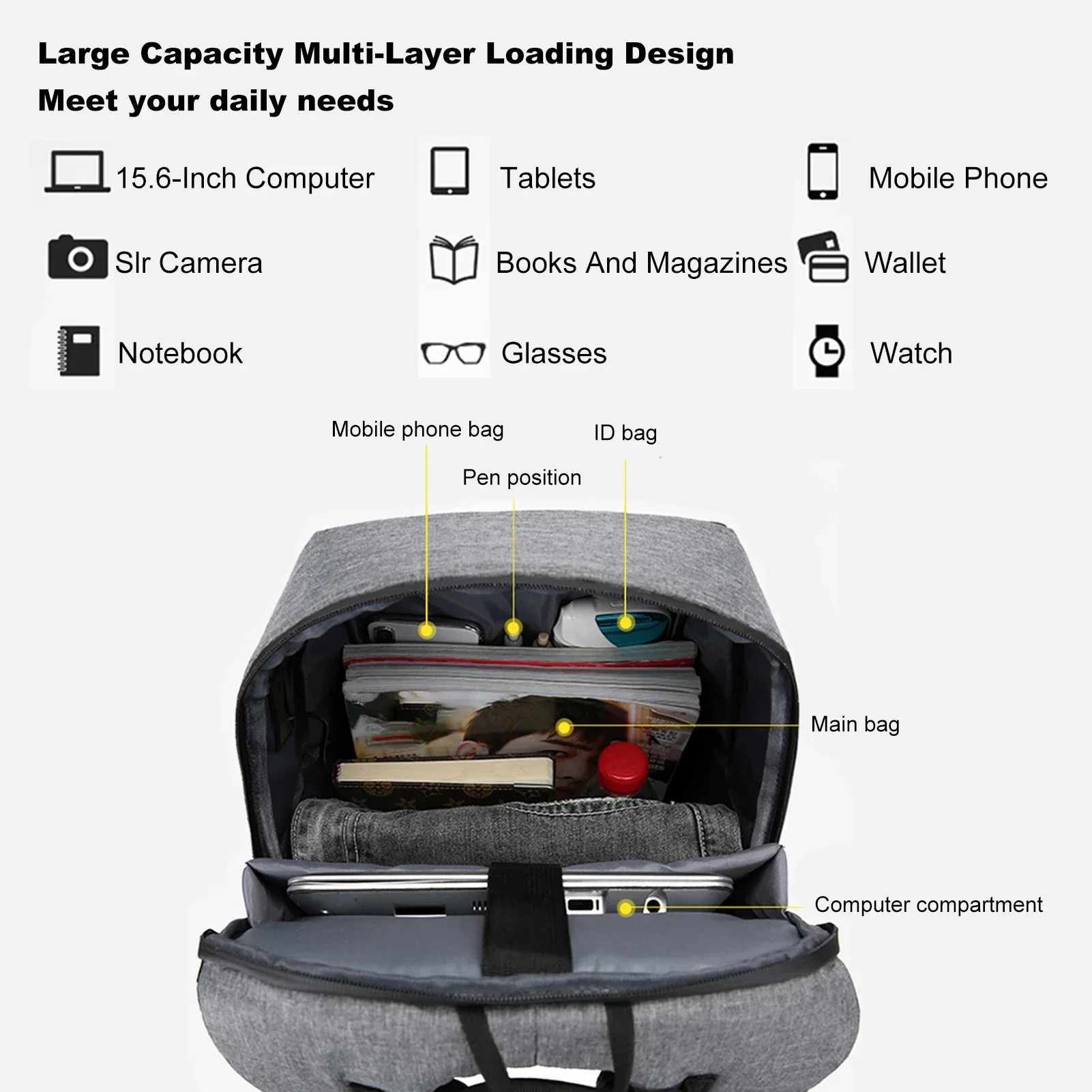 Laptop Backpack for 17 Inch La - đánh giá và giá Laptop Accessories Box