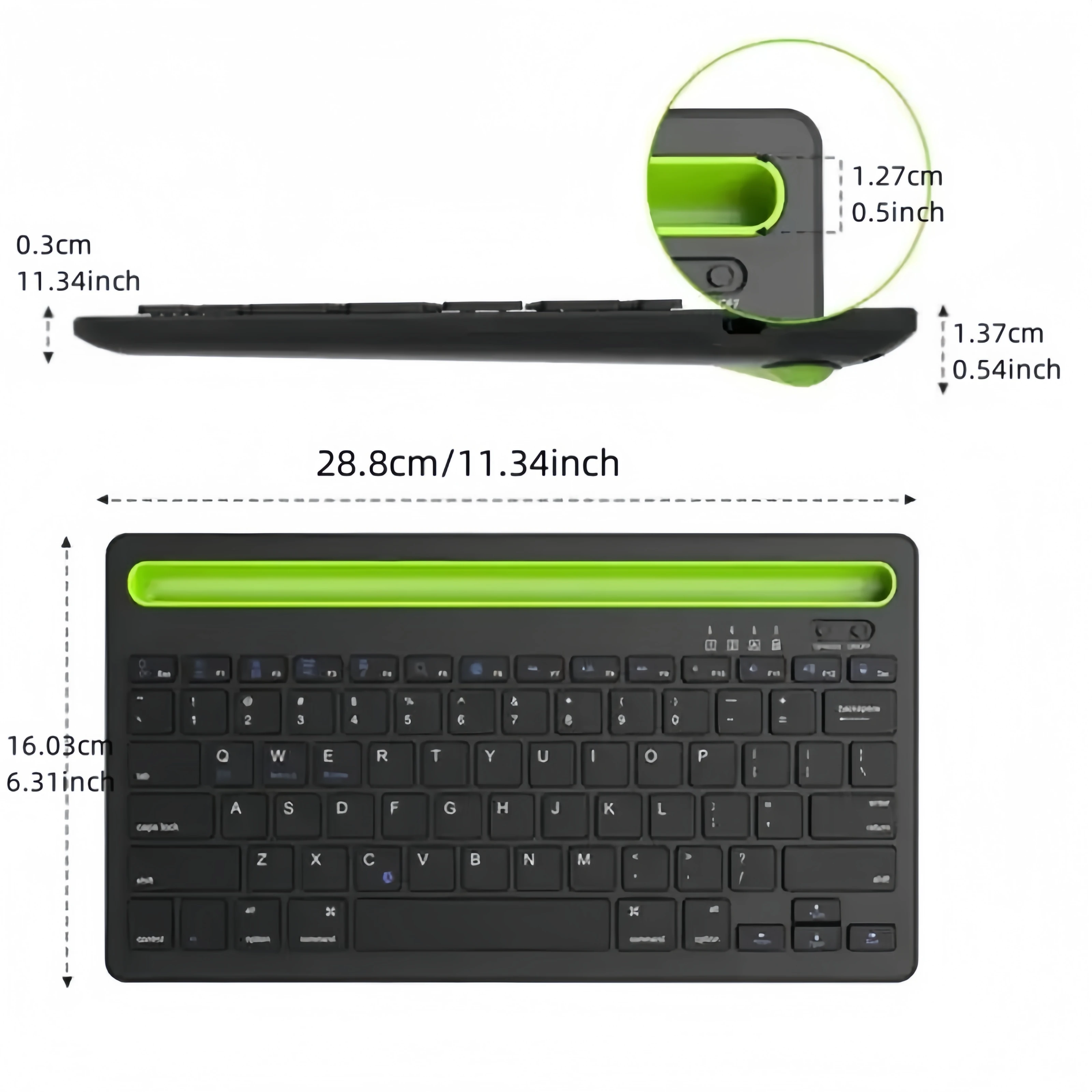Bluetooth Keyboard Compatible  - đánh giá và giá Laptop Ergonomic Accessories