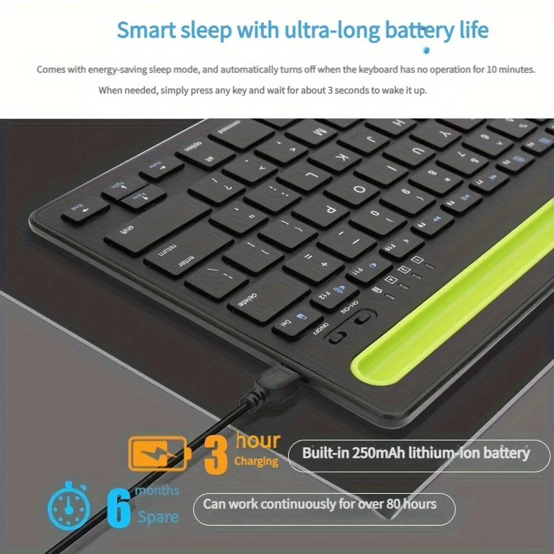 Bluetooth Keyboard Compatible  - đánh giá và giá Laptop Ergonomic Accessories