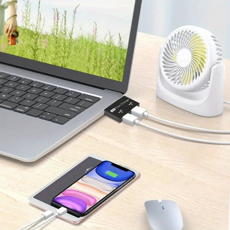 USB2.0 Splitter 1 Male To 2 Po - đánh giá và giá Laptop Accessories Macbook