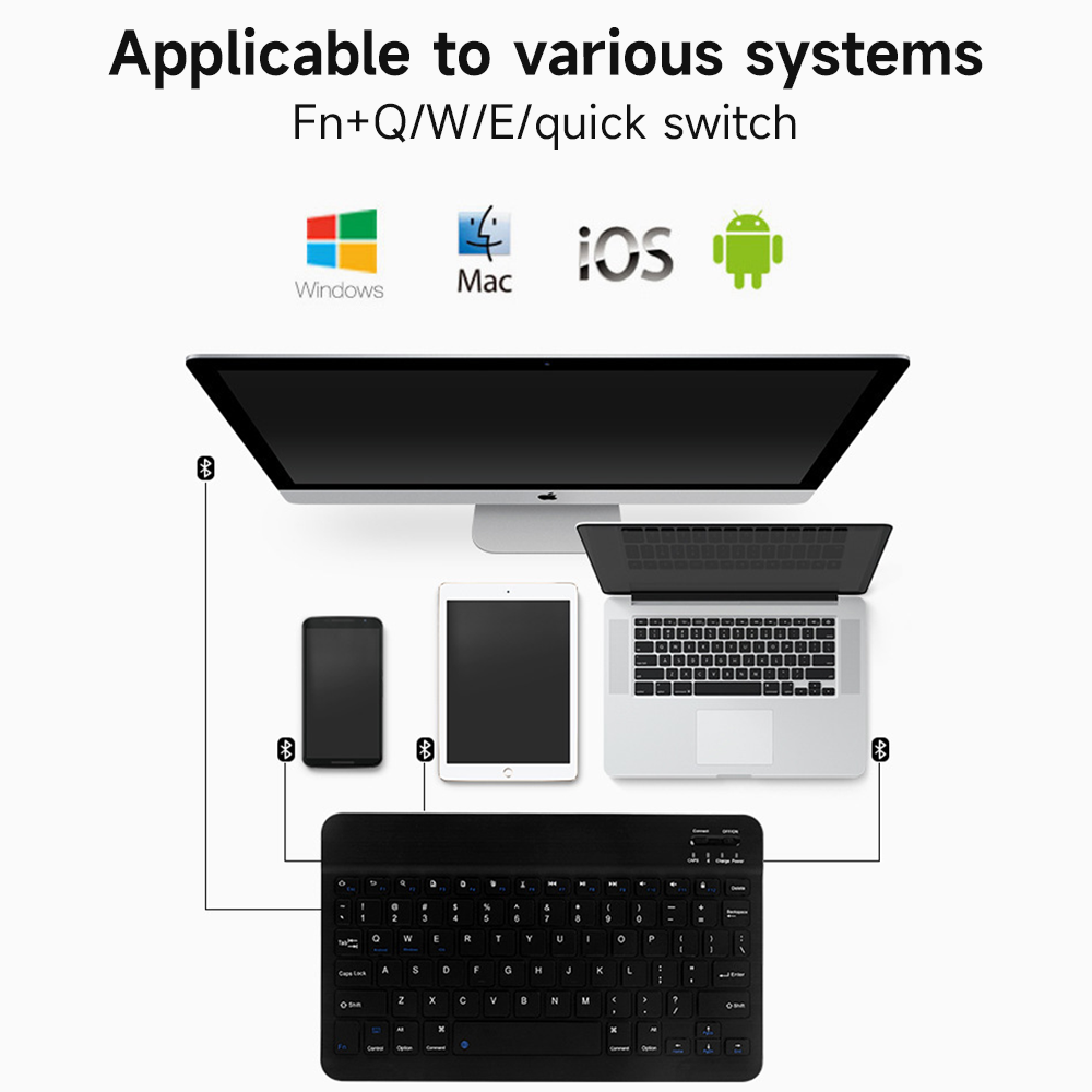 Bluetooth Keyboard for IOS And - đánh giá và giá Laptop Accessories Combo