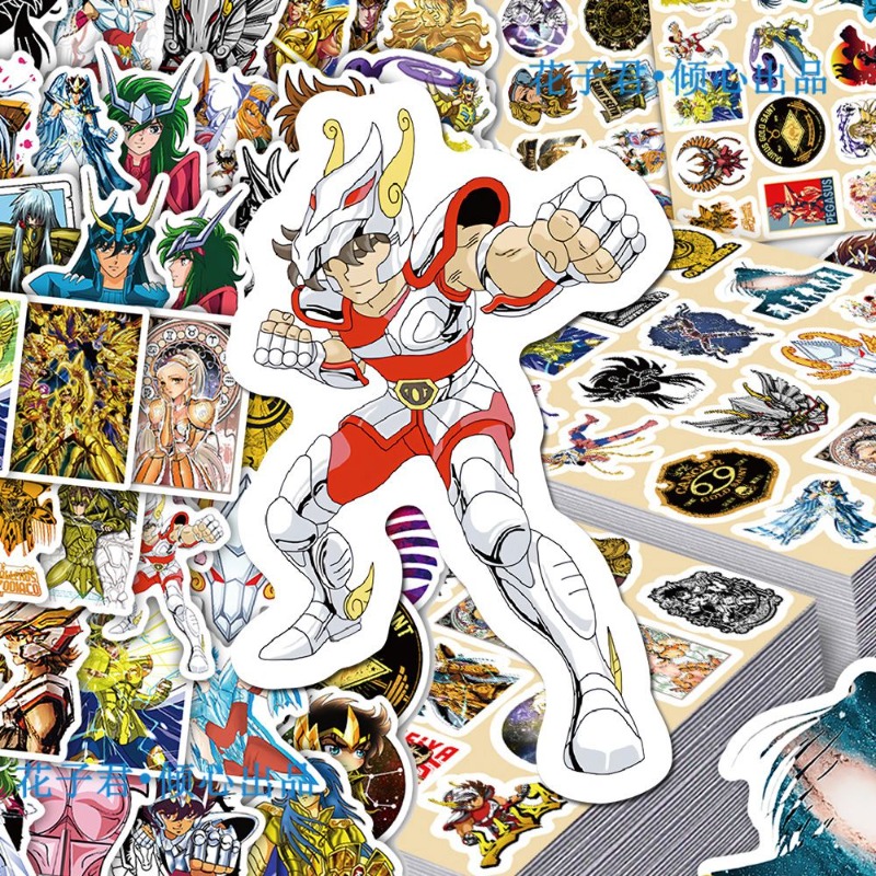 101Pcs Saint Seiya Anime Stick - đánh giá và giá Laptop Accessories Parts