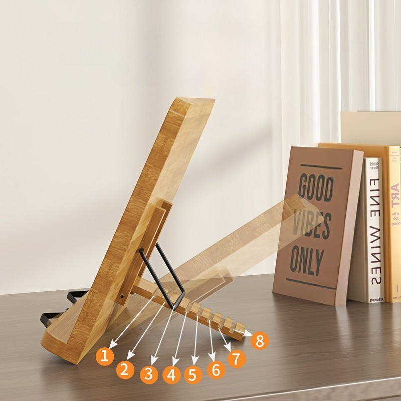 Wooden Reading Book Stand, Mul - đánh giá và giá Laptop Ergonomic Accessories