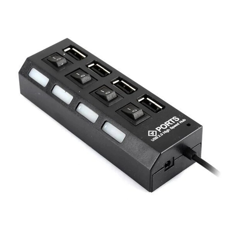 4-Ports USB 2.0 Hub Extension  - đánh giá và giá Laptop Accessories Computer