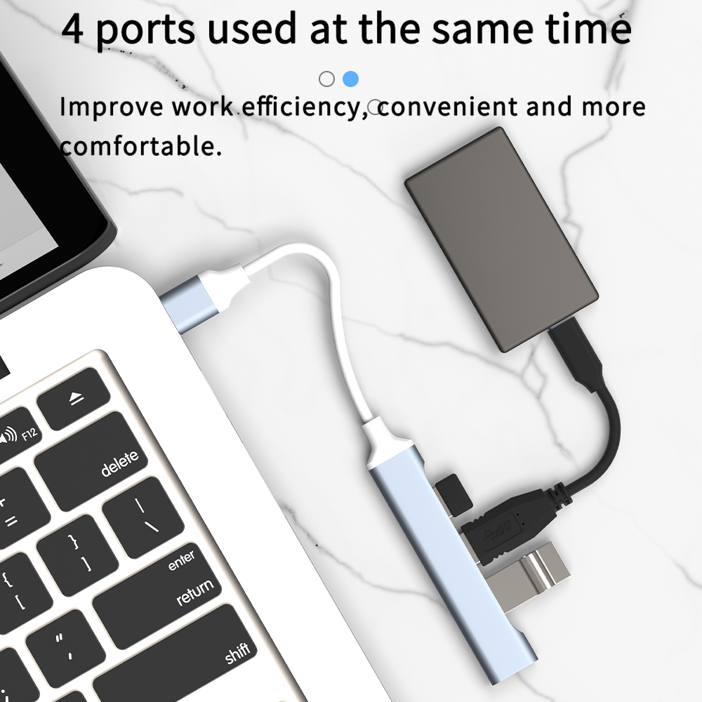 USB C HUB 3.0 Type C 3.1 3/4 P - đánh giá và giá Laptop Accessories Macbook