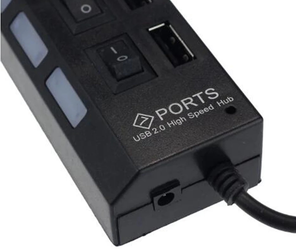 7 Port USB 2.0 Hub Splitter Fo - đánh giá và giá Laptop Accessories Computer