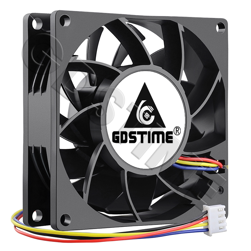 Gdstime DC 5V 12V 24V Fan 80mm - đánh giá và giá Laptop Accessories Computer