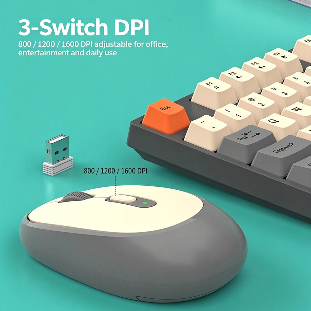 KEBIDUMEI 2.4G Wireless Keyboa - đánh giá và giá Laptop Accessories Combo