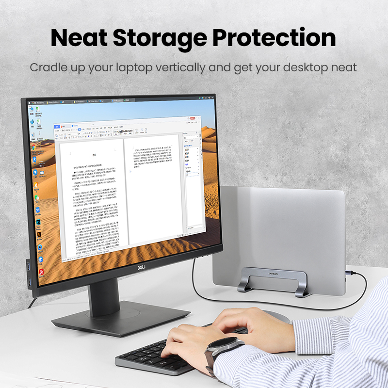 UGREEN Vertical Laptop Stand H - đánh giá và giá Laptop Ergonomic Accessories