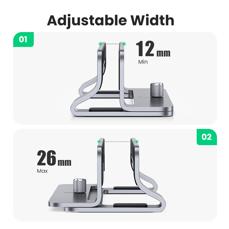 UGREEN Vertical Laptop Stand H - đánh giá và giá Laptop Ergonomic Accessories
