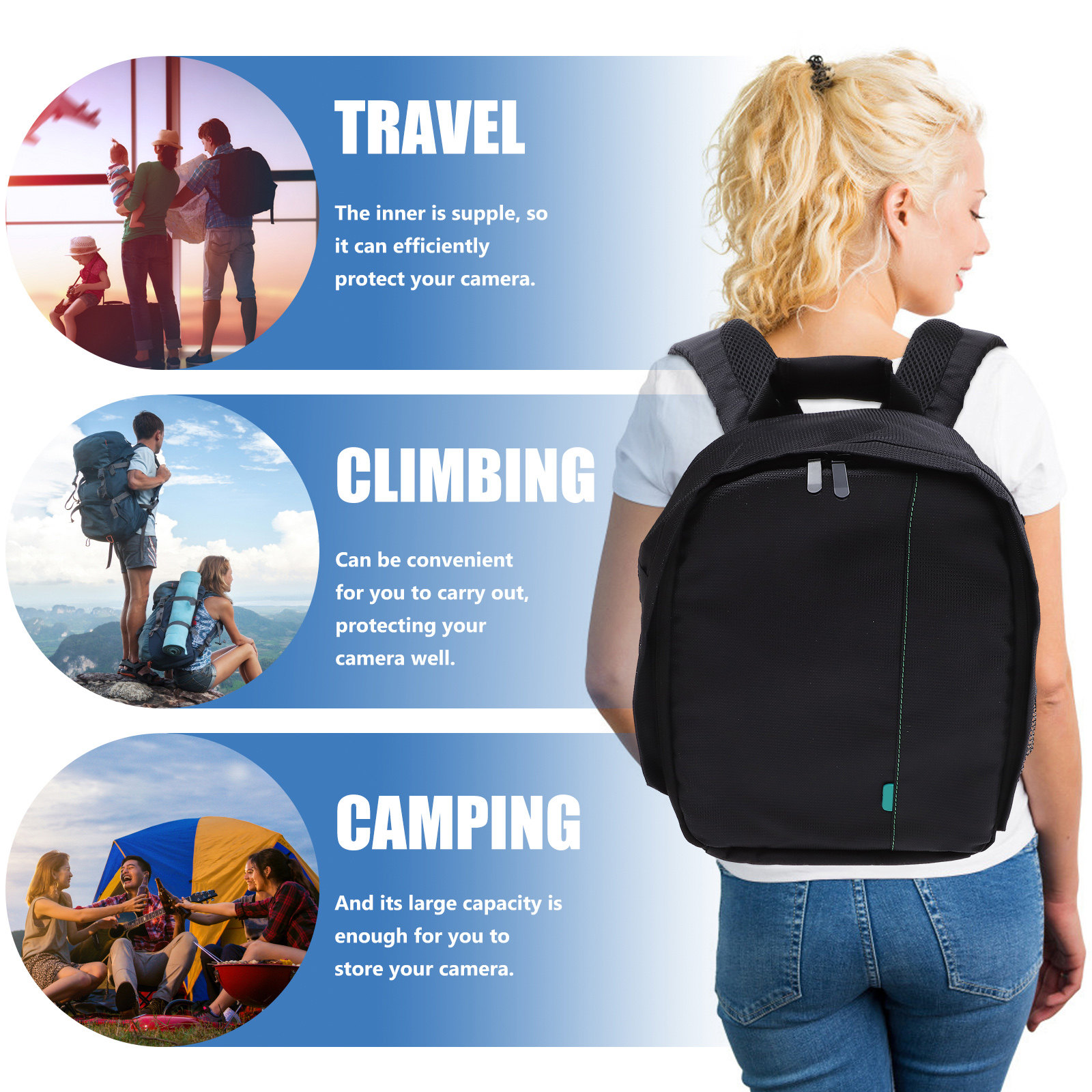 Water-Resistant Nylon Camera B - đánh giá và giá Laptop Accessories Bag