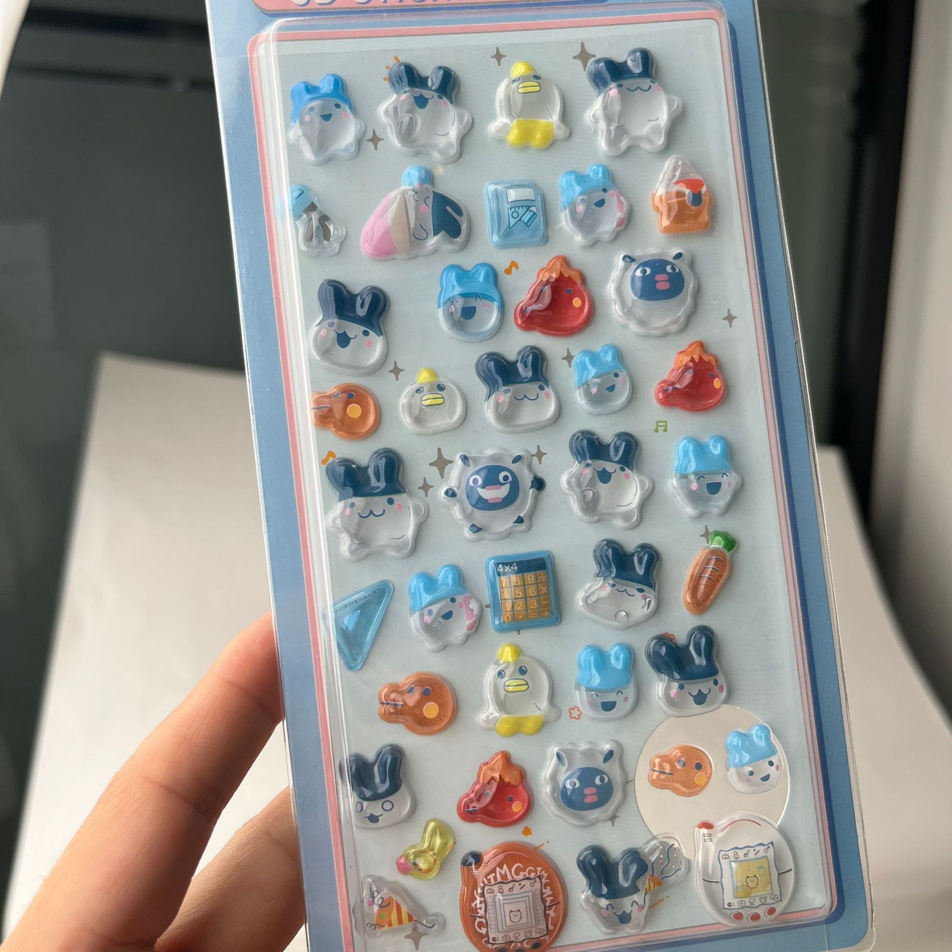 Cute Tamagotchi 3D Puffy Stick - đánh giá và giá Laptop Accessories Parts