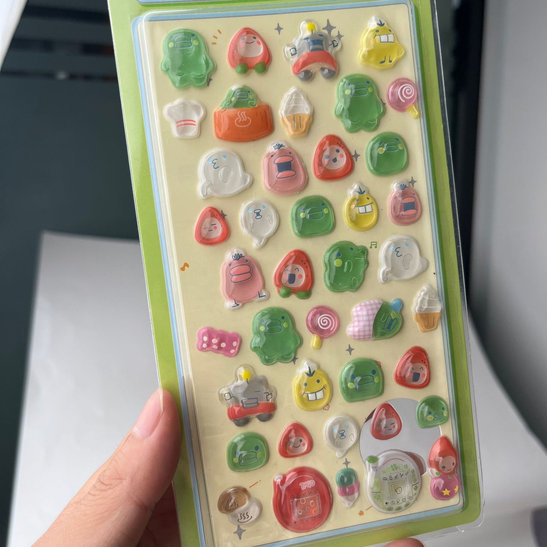 Cute Tamagotchi 3D Puffy Stick - đánh giá và giá Laptop Accessories Parts