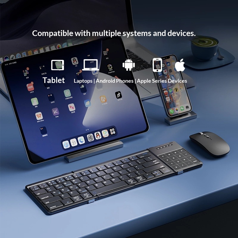 Mengzu Tri Fold Wireless Bluet - đánh giá và giá Laptop Accessories Combo