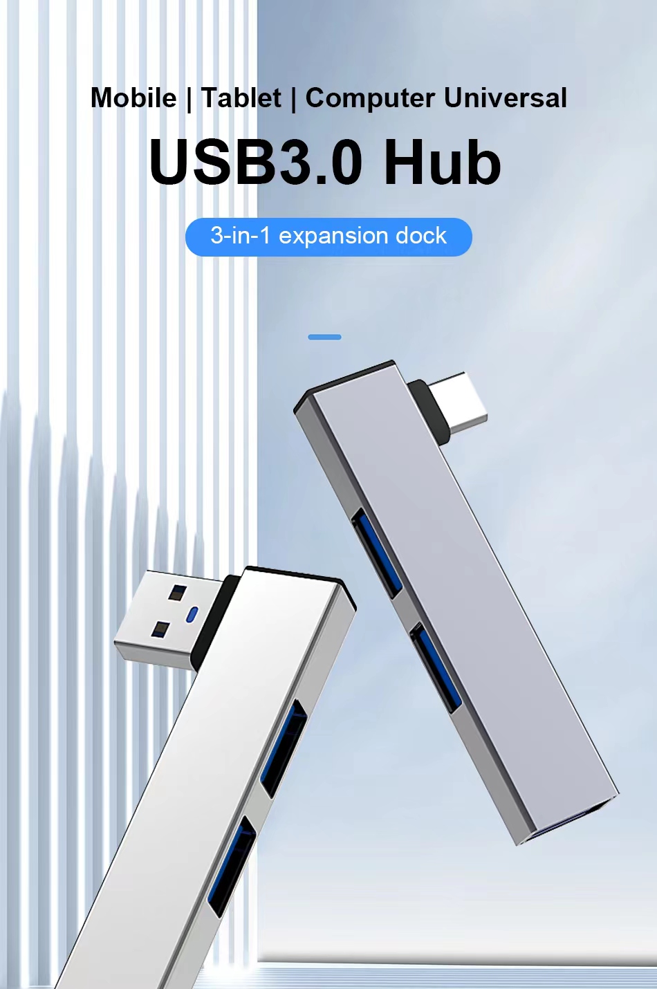 USB C HUB 3.0 Type C 3.1 3 Por - đánh giá và giá Laptop Accessories Macbook