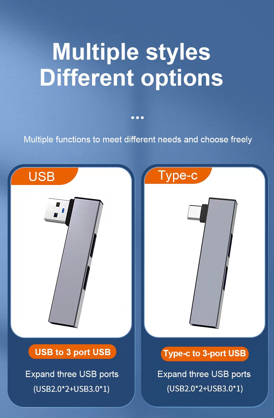 USB C HUB 3.0 Type C 3.1 3 Por - đánh giá và giá Laptop Accessories Macbook