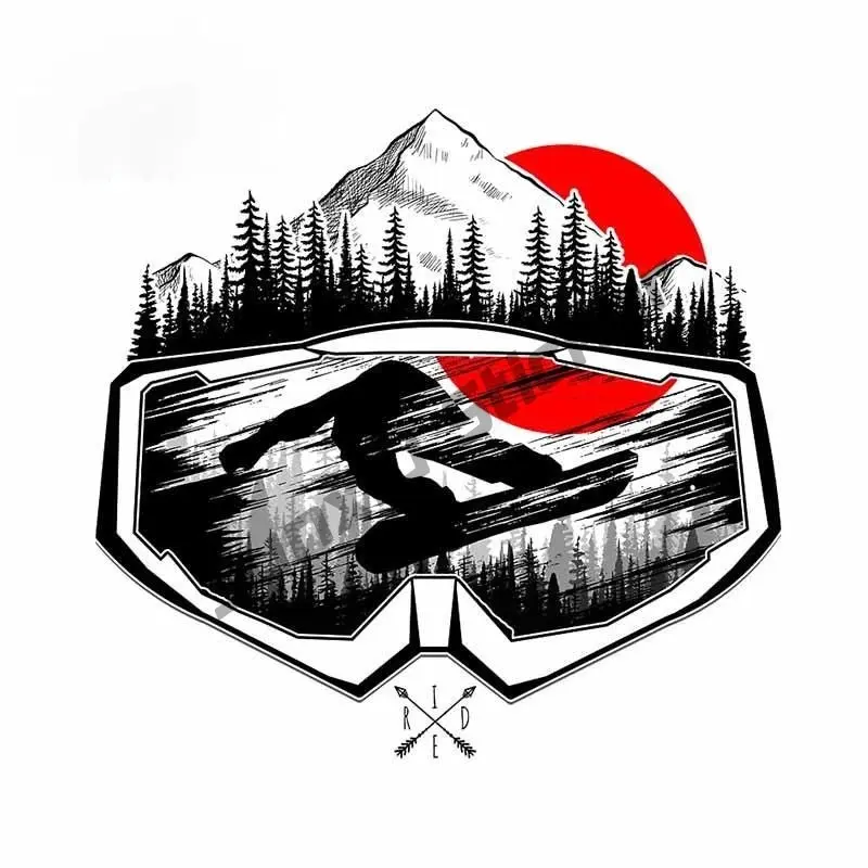 Personality Snowboard Mask Car - đánh giá và giá Laptop Accessories Online