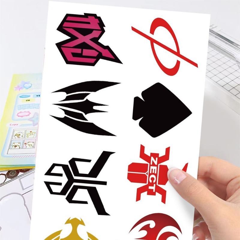 60 Sheets Kamen Rider Logo Sti - đánh giá và giá Laptop Accessories Parts